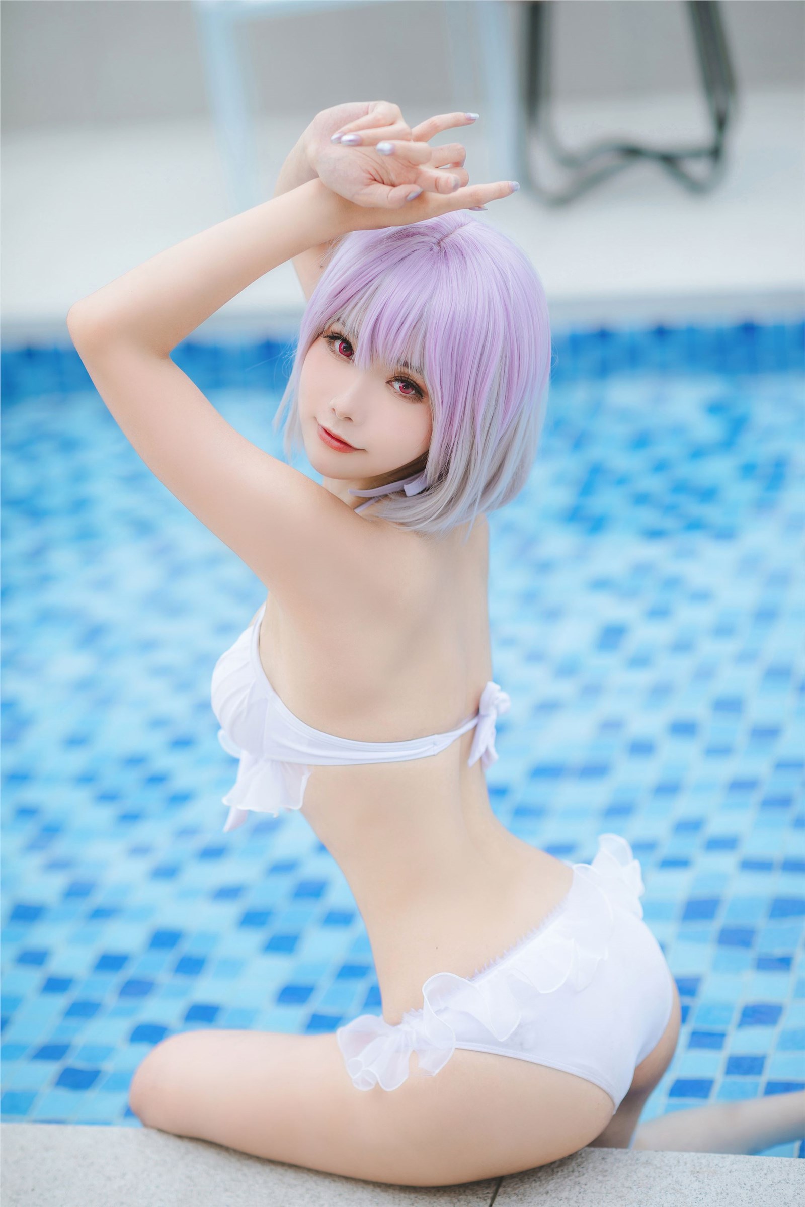 Momoko SunflowerGuaxi Sauce Vol.037 SSSS GRIDMAN Bao Duo Liu HuaXin Tiao Qian swimsuit(14)